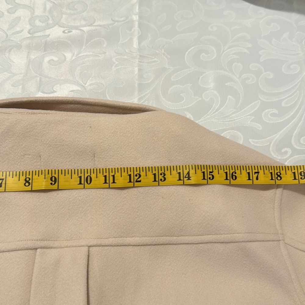 🎉HP🎉Dolce Cabo Short Flannel Trench Coat. Ladies Med. - Picture 8 of 13